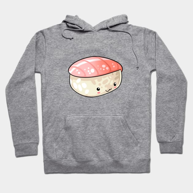 Kawaii food sushi (red snapper) Japanese style Hoodie by Japanese Designs